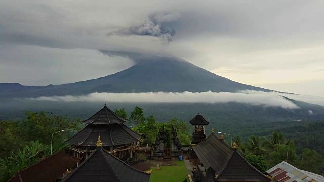 阿贡火山爆发视频素材