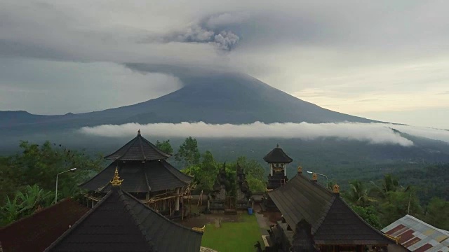 阿贡火山爆发视频素材