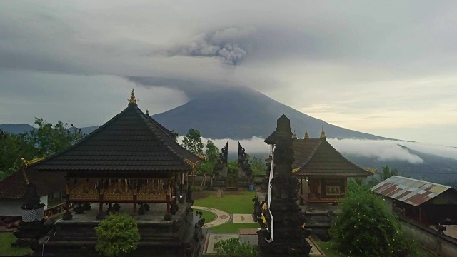 阿贡火山爆发视频素材