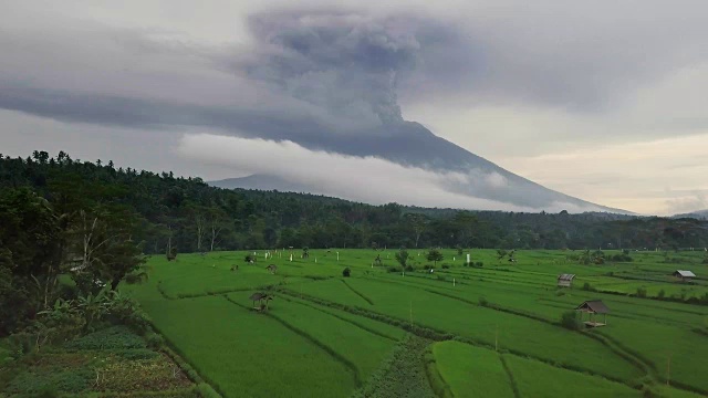 阿贡火山爆发视频素材