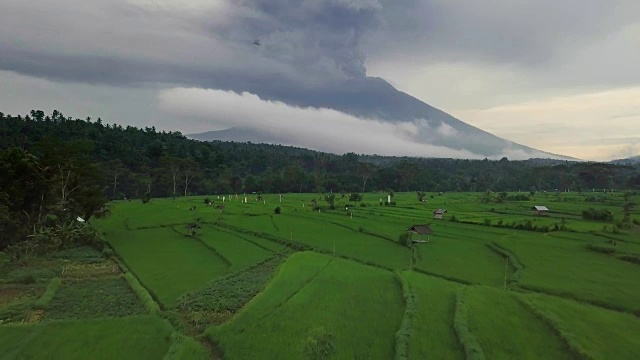 阿贡火山爆发视频素材