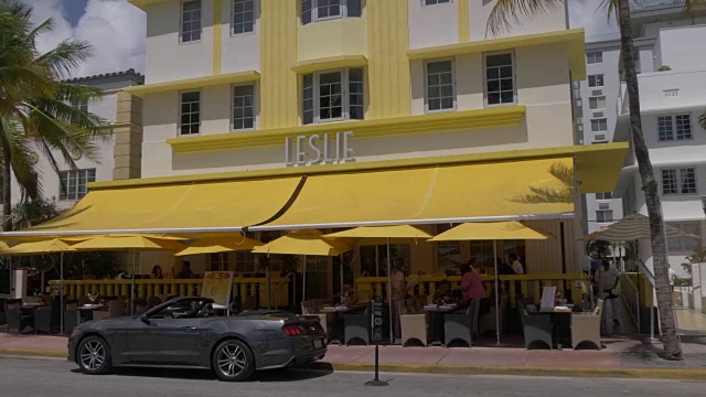 Leslie's on Ocean Drive，迈阿密海滩，南海滩，迈阿密，佛罗里达，美国，北美视频素材