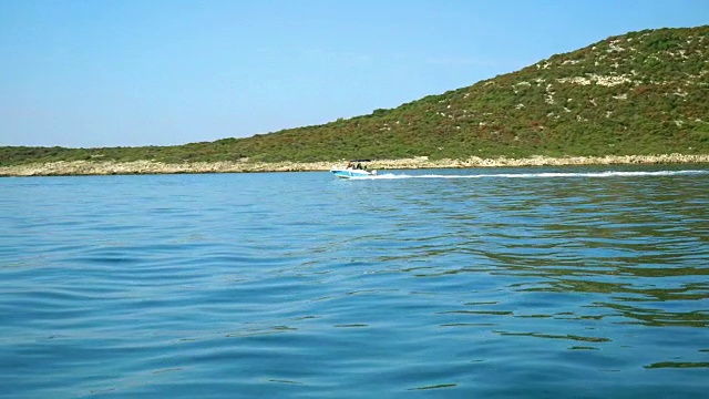 克罗地亚亚得里亚海的航海之旅视频素材