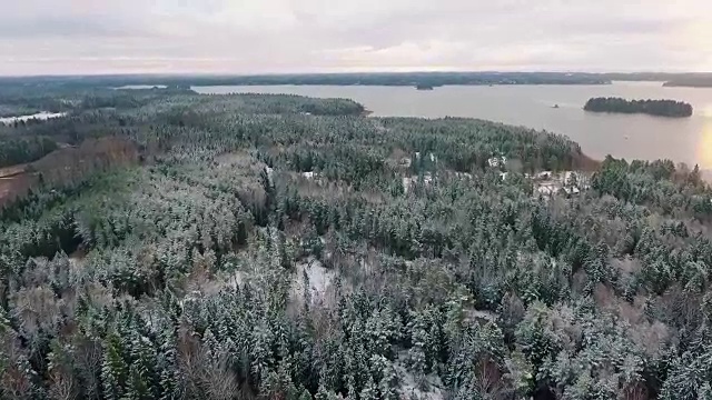 波罗的海鸟瞰图视频素材