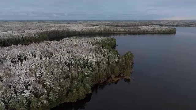 波罗的海鸟瞰图视频素材