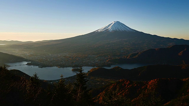 从Shindo Pass到富士山视频素材