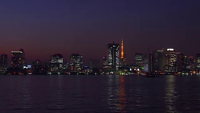 城市建筑夜景视频素材