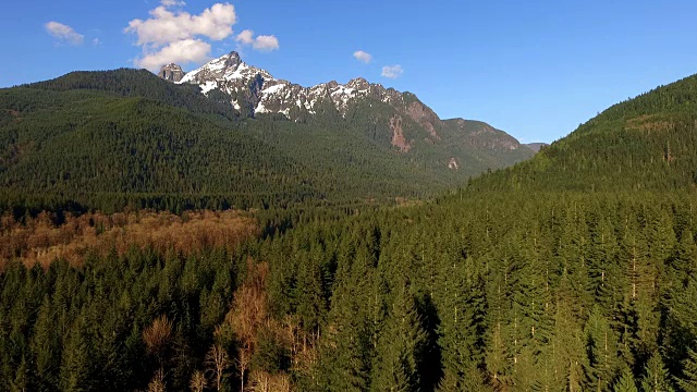 白马山北瀑布达林顿华盛顿索克河谷视频素材