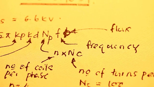 数学背景文本视频素材