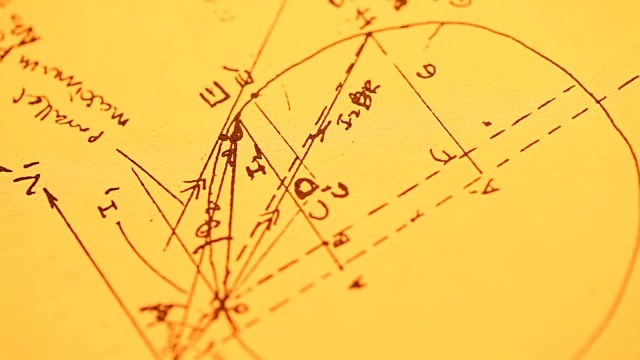 数学背景文本视频素材