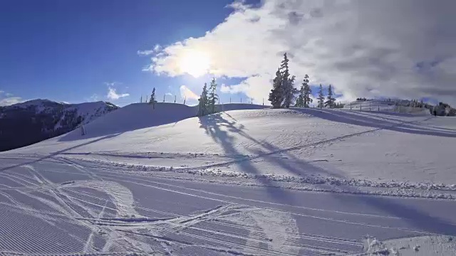 在奥地利米尔巴赫滑雪视频素材