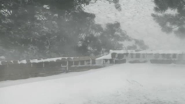 暴雪视频素材