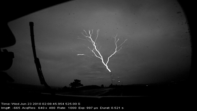 雷击、高速视频素材