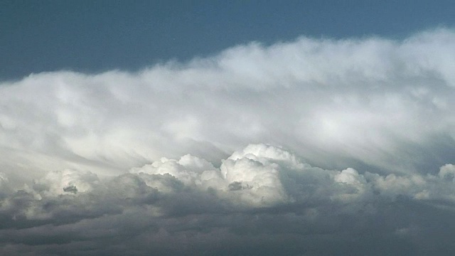 雷云铁砧,间隔拍摄视频素材