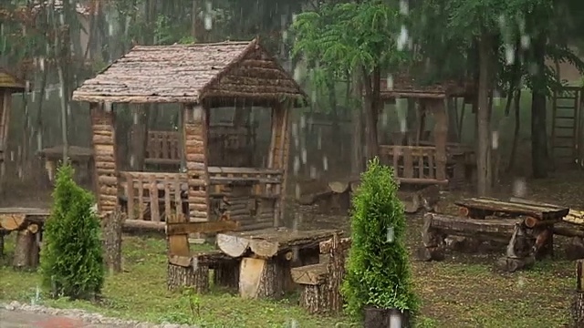 强降雨视频素材