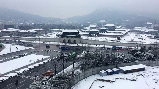 景福宫不远视频素材