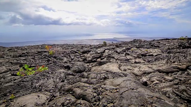 夏威夷火山国家公园视频素材