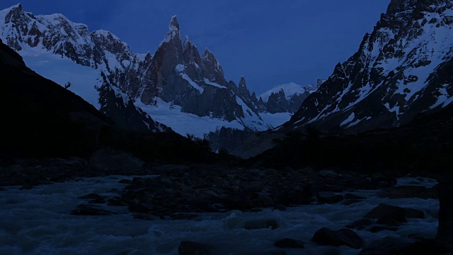 阿根廷的Cerro Torre视频素材