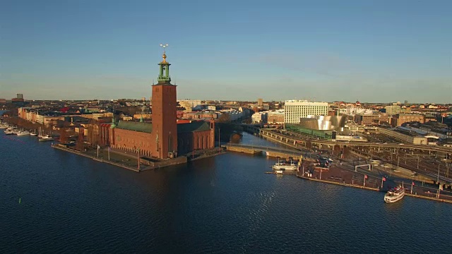 斯德哥尔摩城视频素材