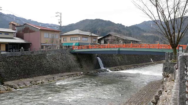 日本岐阜县高山景色视频素材