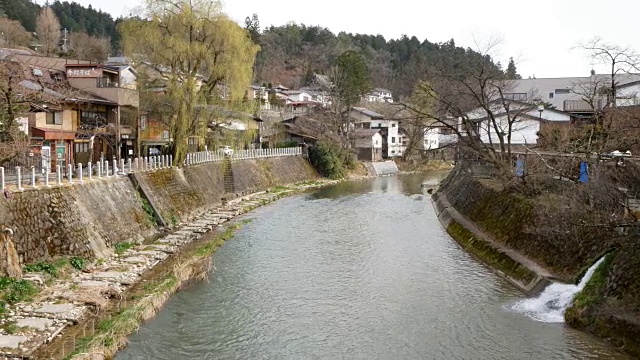 日本岐阜县高山景色视频素材