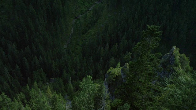 探索荒野。山景观视频素材