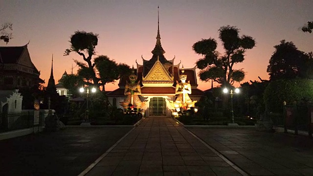 黎明寺，曼谷，泰国。视频下载