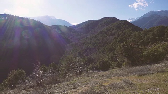 奥林匹斯山的观景台视频素材