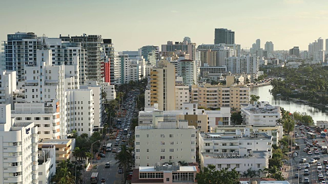 迈阿密海滩城市视频素材