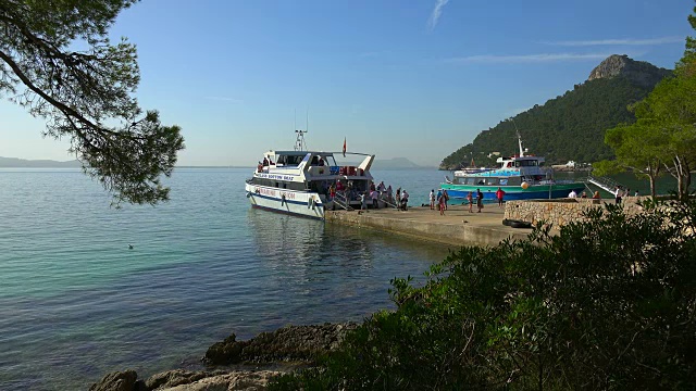 Cala Pi de la Posada, Cap de formento，马略卡岛，巴利阿里群岛，西班牙，地中海，欧洲视频素材