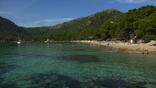 Cala Pi de la Posada, Cap de formento，马略卡岛，巴利阿里群岛，西班牙，地中海，欧洲视频素材