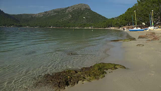 Cala Pi de la Posada, Cap de formento，马略卡岛，巴利阿里群岛，西班牙，地中海，欧洲视频素材