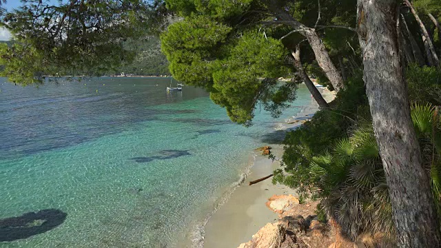 Cala Pi de la Posada, Cap de formento，马略卡岛，巴利阿里群岛，西班牙，地中海，欧洲视频素材