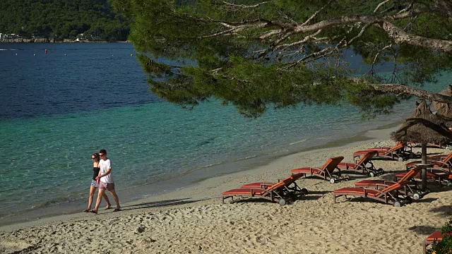 Cala Pi de la Posada, Cap de formento，马略卡岛，巴利阿里群岛，西班牙，地中海，欧洲视频素材