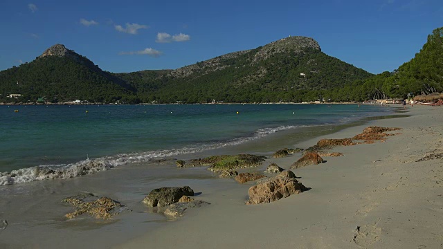 Cala Pi de la Posada, Cap de formento，马略卡岛，巴利阿里群岛，西班牙，地中海，欧洲视频素材