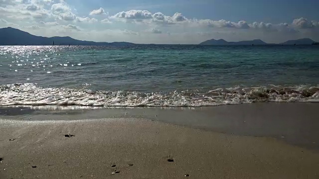 Cala Pi de la Posada, Cap de formento，马略卡岛，巴利阿里群岛，西班牙，地中海，欧洲视频素材