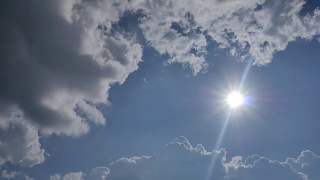 夏季天空时间流逝视频素材