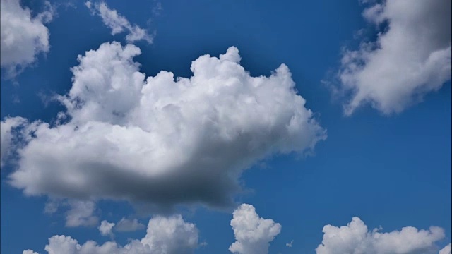 夏季天空时间流逝视频素材