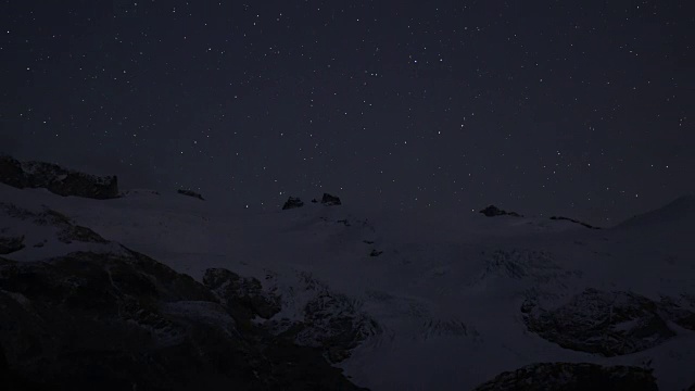 山上的星星视频素材