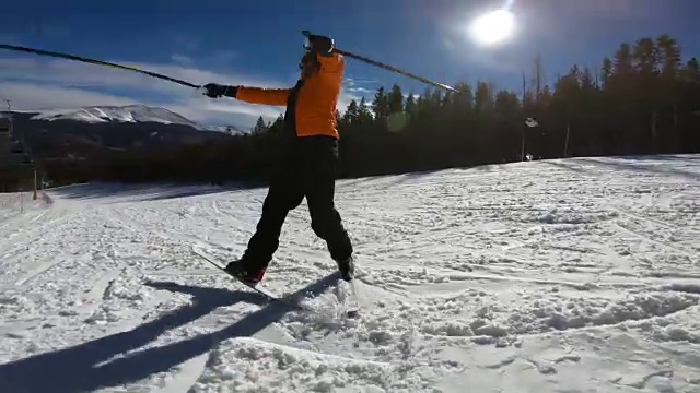 滑雪视频素材