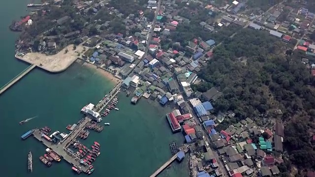 4K:泰国泗水岛鸟瞰图视频素材