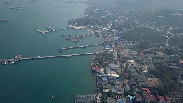 4K:泰国泗水岛鸟瞰图视频素材