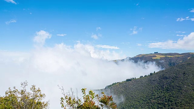 高山云在停止运动视频素材