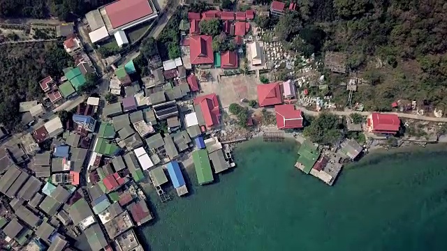 4K:泰国泗水岛鸟瞰图视频素材