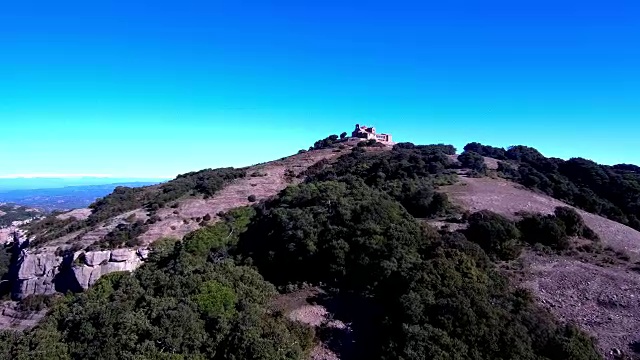 飞向拉摩拉山视频素材