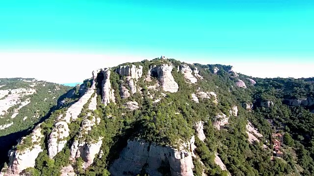 飞向拉摩拉山视频素材