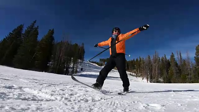 滑雪视频素材