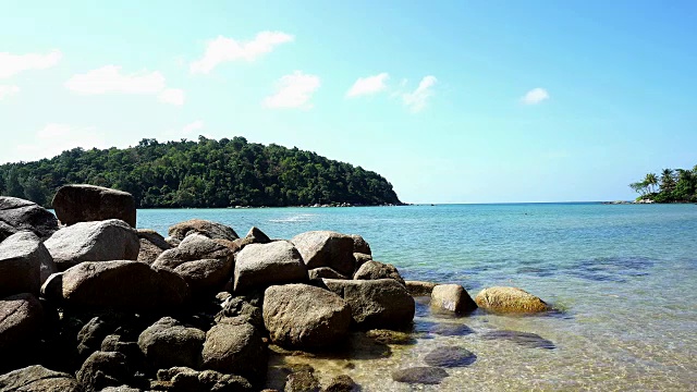 美丽的热带岛屿和普吉岛的风景夏季视频素材