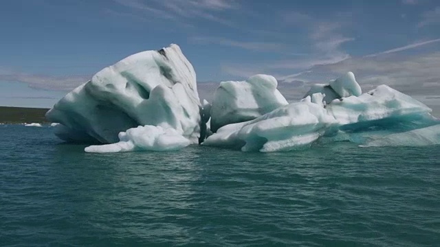 Jokulsarlon冰川湖。冰岛视频素材