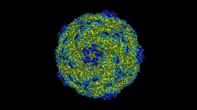 爱知病毒1-空粒子视频素材